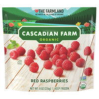 Cascadian Farm Organic Red Raspberries, 8 Ounce