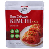 Jongga Kimchi, Napa Cabbage, Sliced, 2.8 Ounce