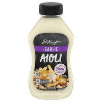 J.L. Kraft Aioli, Garlic, 12 Fluid ounce