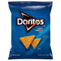 Doritos Tortilla Chips, Cool Ranch Flavored, 2.75 Ounce