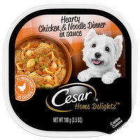 Cesar Home Delights Hearty Chicken & Noodle Dinner in Sauce Canine Cuisine, 3.5 Ounce