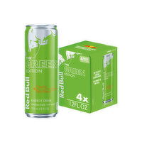 Red Bull Green Edition Energy Drink Curuba Elderflower, 12 fl. oz., 114mg Caffeine, 4 Each