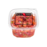 Quick & Easy Salsa, Pico De Gallo, 14 Ounce