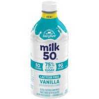 DairyPure Milk50 Vanilla Lactose Free Skim Milk, 48 Fluid ounce