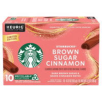 Starbucks Coffee, Ground, Brown Sugar Cinnamon, K-Cup Pods, 10 Each