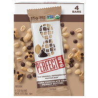 Perfect Bar Protein Bar, Dark Chocolate Chip Peanut Butter with Sea Salt, 4 Each