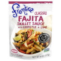 Frontera Fajita Skillet Sauce, with Chipotle + Lime, Classic, Medium, 8 Ounce