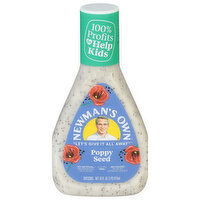 Newman's Own Dressing, Poppy Seed, 16 Fluid ounce