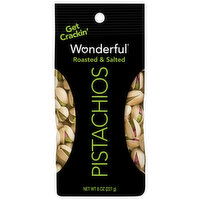 Wonderful Roasted & Salted Pistachios, 8 Ounce