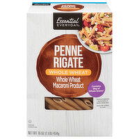 Essential Everyday Penne Rigate, Whole Wheat, 16 Ounce