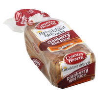 Country Hearth Breakfast Breads Bread, Cranberry Wild Rice, 18 Ounce