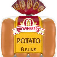 Brownberry Potato Buns, 8 count, 16 oz, 8 Each