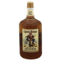 Captain Morgan Rum, Spiced, Original, 1.75 Litre