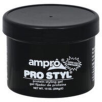 Ampro Styling Gel, Protein, Super Hold, 10 Ounce