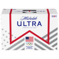 Michelob Ultra Superior Light Beer, 24 Each