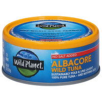 Wild Planet Wild Tuna, No Salt Added, Albacore, 5 Ounce