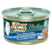 Fancy Feast Medleys Cat Food, Gourmet, Tuna Primavera, 3 Ounce