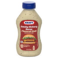 Kraft Aioli, Smoky Hickory Bacon, 12 Fluid ounce