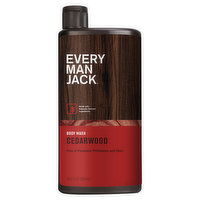 Every Man Jack Body Wash, Cedarwood, 16.9 Fluid ounce