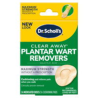 Dr. Scholl's Clear Away Wart Removers, Plantar, 1 Each