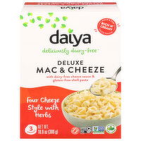 Daiya Mac & Cheeze, Four Cheeze Style with Herbs, Deluxe, 10.6 Ounce