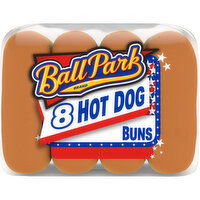 Ball Park White Hot Dog Buns, 8 count, 14 oz, 8 Each