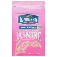 Lundberg Family Farms Rice, Gourmet, Jasmine, California White, 32 Ounce