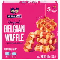 Belgian Boys Belgian Original Waffle with Pearl Sugar, 5 Each