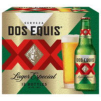 Dos Equis Beer, Lager Especial, 12 Each