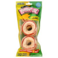Dingo Meat in the Middle! Treat for Dogs, Round Chew, Ringo-o-o, 5 Each