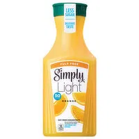 Simply Light  Light Orange Pulp Free Orange Juice, Non-Gmo, 52 Fluid ounce