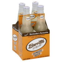 Barritts Soft Drink, Ginger Beer, 4 Each