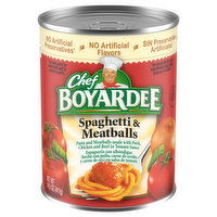 Chef Boyardee Spaghetti and Meatballs Canned Food, 14.5 Ounce