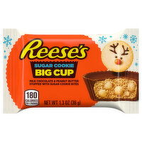 Reese's Sugar Cookie, Milk Chocolate & Peanut Butter, Big Cup, 1.3 Ounce