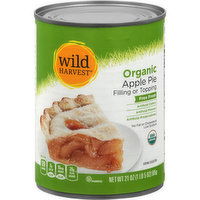 Wild Harvest Filling or Topping, Organic, Apple Pie, 21 Ounce