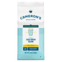 Cameron's Coffee, Smooth, Coarse Ground, Medium Roast, Original Cold Brew Blend, 12 Ounce