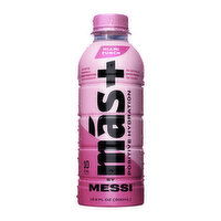 Mas+ by Messi Hydration Beverage, Miami Punch, 16.9 Fluid ounce