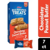 Rice Krispies Treats Crispy Rice Squares, Chocolatey Peanut Butter, 4.9 Ounce