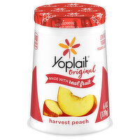 Yoplait Original Low Fat Harvest Peach Yogurt, 6 Ounce
