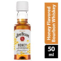 Jim Beam Honey Bourbon Whiskey, 50 Millilitre