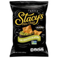 Stacy's Pita Chips, Fire Roasted Jalapeno, Baked, 7.33 Ounce