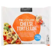 Essential Everyday Tortellini, Cheese, Tri-Color, 19 Ounce