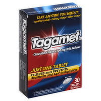 Tagamet HB 200 Acid Reducer, 200 mg, Tablets, 30 Each