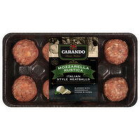 Carando Meatballs, Mozzarella Rustica, Italian Style, 16 Ounce