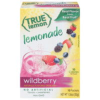 True Lemon Drink Mix, Wildberry, Lemonade, 10 Each