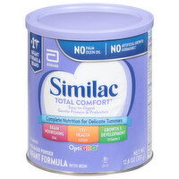 Similac Total Comfort Infant Formula, with Iron, Milk-Based Powder, 0-12 Months, 12.6 Ounce