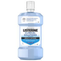 Listerine Mouthwash, Breath Defense, Smooth Mint, 1.05 Pint