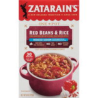 Zatarain's One Pot Reduced Sodium Red Beans & Rice Mix, 8 Ounce