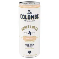 La Colombe Cold Brew, with Milk, Draft Latte, Vanilla, 9 Fluid ounce