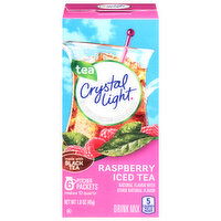 Crystal Light Raspberry Iced Tea Naturally Flavored Powdered Drink Mix, 6 Each